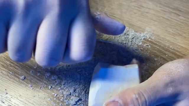 ЧИСТКА мела «Красавчик» 🤍 #crunch #asmr #асмр #хруст #chalk #mukbang #мел #drychalk #хрустмела
