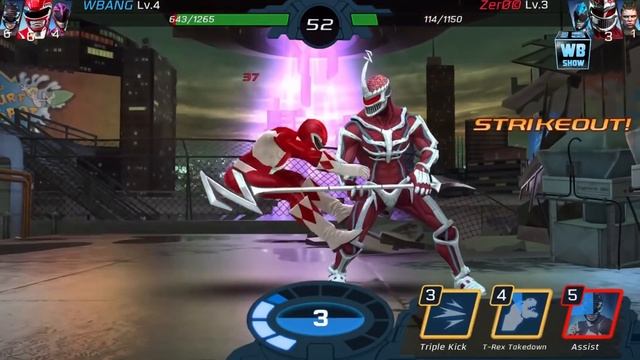 Power Rangers: Legacy Wars - Red Ranger VS Lord Zedd's Team (Rita & Goldar) смотреть онлайн