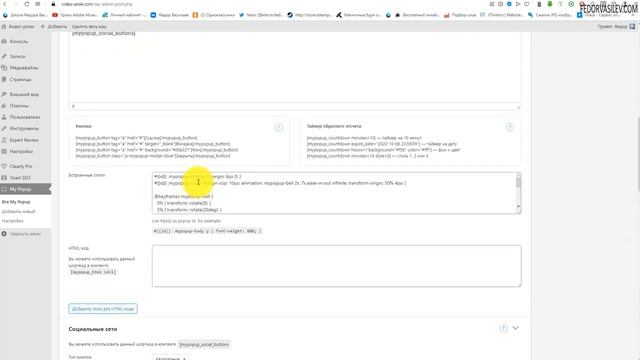 Плагин My PopUp для Wordpress от WP Shop | Настройка плагина смотреть онлайн