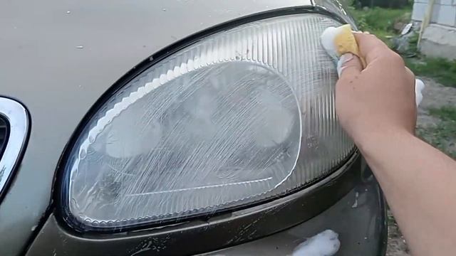 Делаю фару авто чтоб была как новая без полировки очень лёгкий и быстрый способ. смотреть онлайн