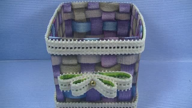 Декор чайной коробки бумажными обоями . смотреть онлайн