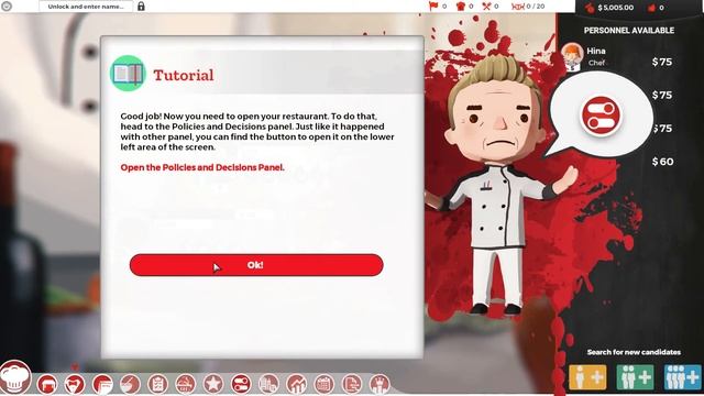 Chef: Run Your Own Restaurant in this Indie Management game! Version 1.0.1 смотреть онлайн