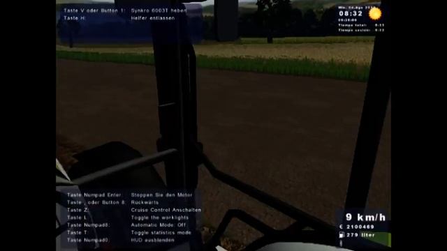 Landwirtschafts Simulator 2009 Claas Arion 640 and Pöettinger Synkro 6003T смотреть онлайн