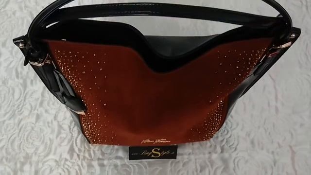 www.BagStyle.sk Kabelka Velina Fabbiano tehlovohnedá 57339 1 смотреть онлайн