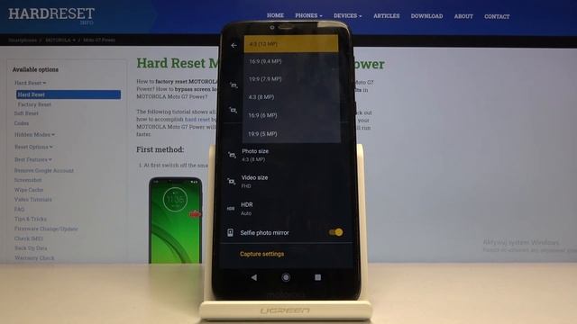 How to Change Photo Resolution in MOTOROLA Moto G7 Power – Camera Resolution смотреть онлайн