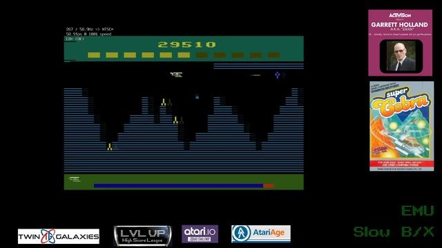 Atari 2600 EMU - Super Cobra - Game Slow B/X - 62,840 смотреть онлайн