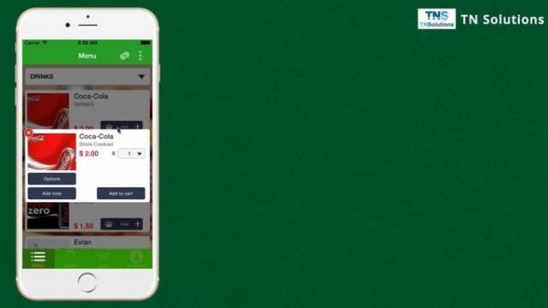 restaurant app for iOS