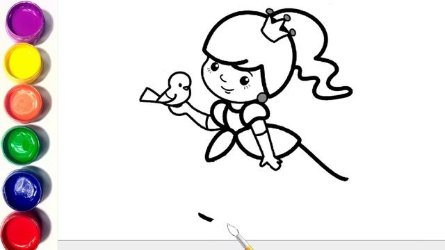 Bolajon Uchun Malika Safiyni | Rasmini Chizish Draw Dolls For Kids | сурет салу | сурет салып уйрен