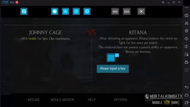 Configurando emulador NOX para jogar MKX Mobile смотреть онлайн