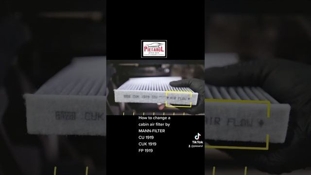 How to change a cabin air filter by #MANN-FILTER #CU 1919 #CUK 1919 #FP 1919 смотреть онлайн