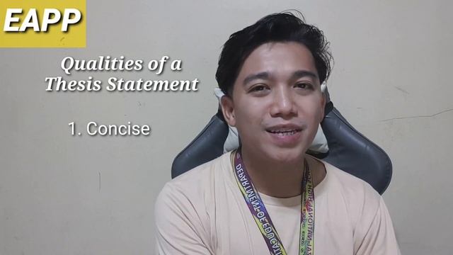 EAPP - Writing a Thesis Statement смотреть онлайн