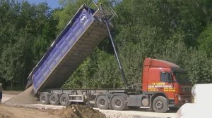 Volvo FM с самосвальным полуприцепом Wielton