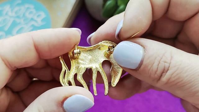 БРОШЬ ЗЕБРА, ВИНТАЖ смотреть онлайн