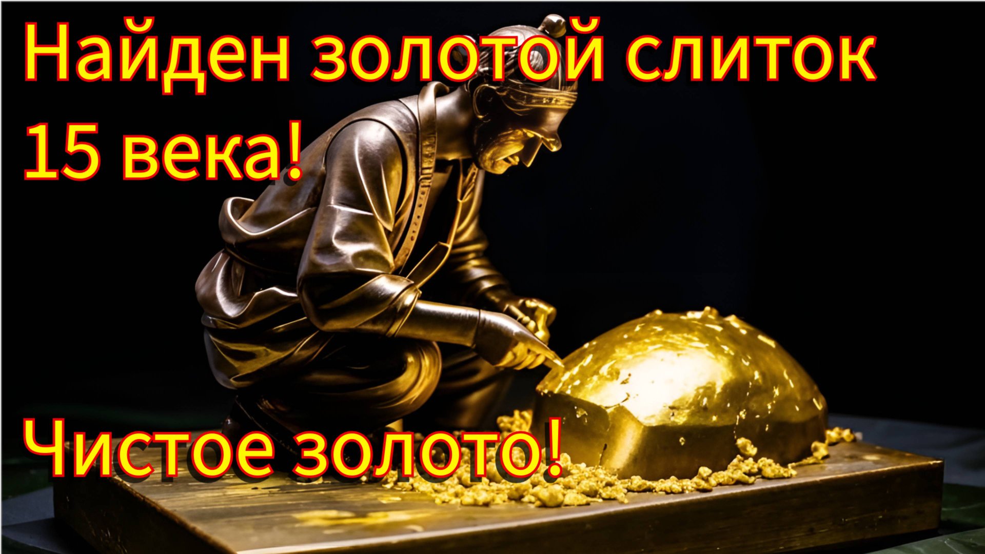 Средневековое золото! Богатое поселение средневекового ювелира!