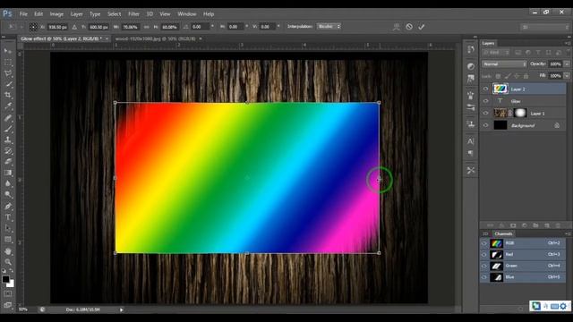 How To Glow Text Effect Photoshop CC, Neon Text,