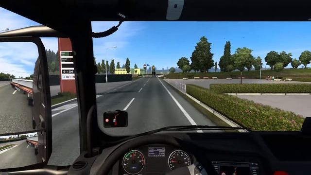 ETS2: Trip through the new Calais-Duisburg road смотреть онлайн