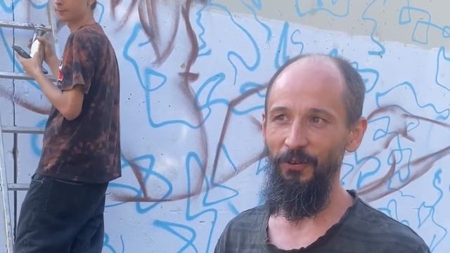 Интересное граффити появилось в Воронеже смотреть онлайн