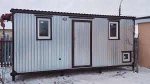 Вагончик металлический дачный хоз блок Курятник  бытовка  блок контейнер 2.40х6х2.40м