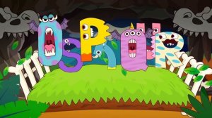Monster Alphabets Jumping with Dinosaur l Dino ABC song l Phonics song l ZooZooSong for Kids
