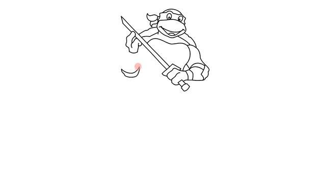 How to draw Leonardo Teenage Mutant Ninja Turtles 1987 TV series смотреть онлайн