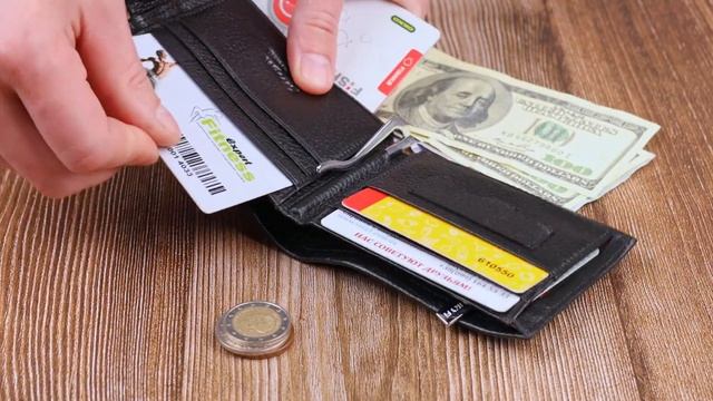 Обзор мужского кожаного зажима KARYA 21042 смотреть онлайн