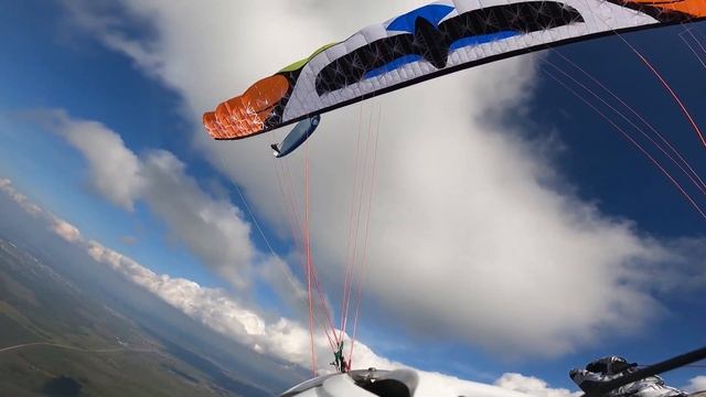 Осенние белогривые лошадки (термические полёты на однослойнике) смотреть онлайн