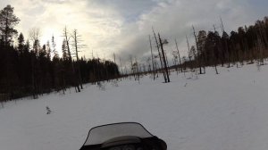 Bombardier Ski-doo Grand Touring 800, зима уходит из под ног