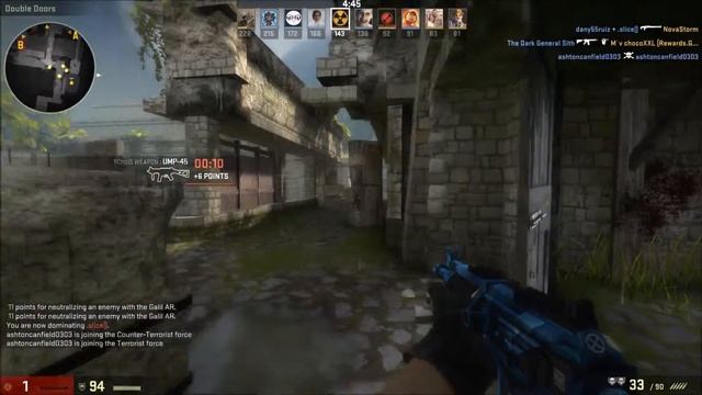 CSGO: Galil AR Stone Cold Gameplay смотреть онлайн