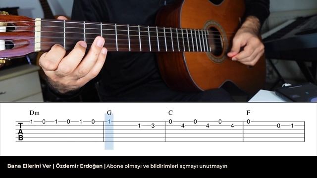Bana Ellerini Ver (Pervane) - Gitar İle Nasıl Çalınır смотреть онлайн