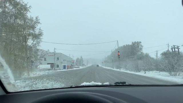 Снегопад в Мае. ЕСП нужная тема АвтоВаз будь Безопасным !