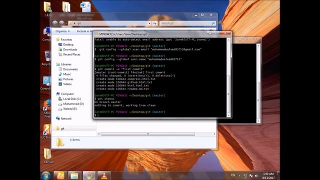 How to create your first repository and upload it to Github смотреть онлайн