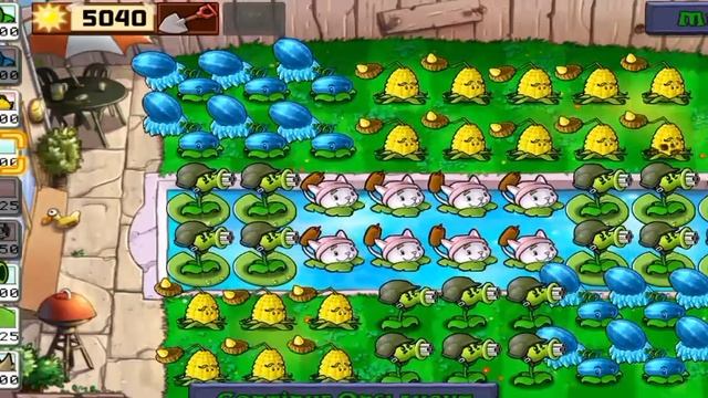 Plants Vs Zombies - Last Stand - Different Plants in the yards and colorful Plants Gameplay!!! смотреть онлайн