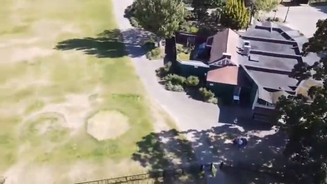 Valentines park view with drone смотреть онлайн