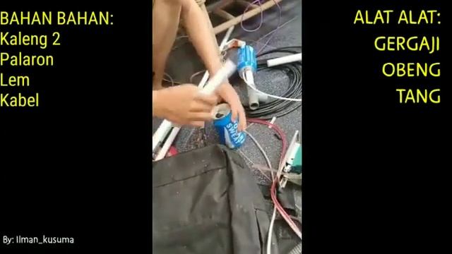 Cara Membuat Antena TV Dari Kaleng Bekas ( Tugas kelompok 2 ) смотреть онлайн