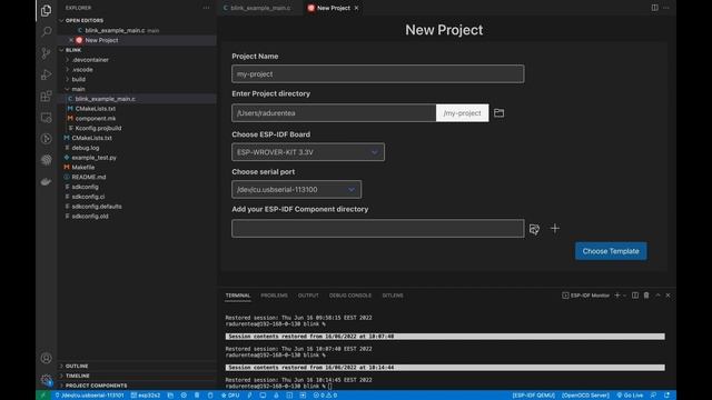 ESP-IDF VSCode Extension Tutorial #2: New Project Wizard смотреть онлайн