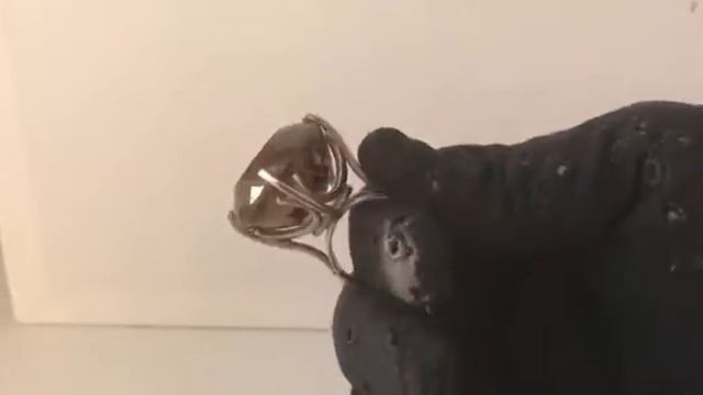 Продажа кольцо раухтопаз огранка португальская, серебро смотреть онлайн