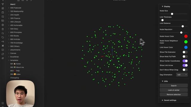 Obsidian 3D graph plugin (official release, features walkthrough) смотреть онлайн