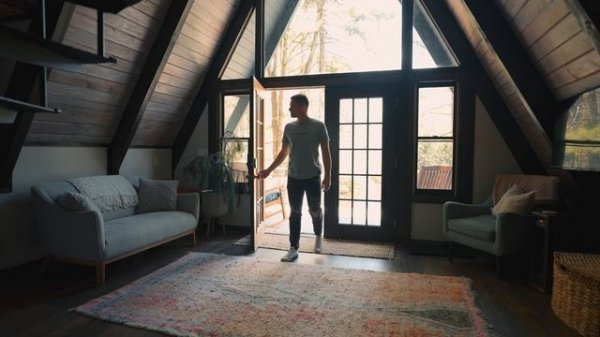 Boulder Gardens A-frame Cabin! | Full Airbnb A-frame tour!