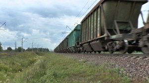 Электровоз ВЛ15-035 с грузовым