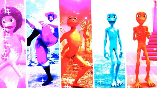 Patila Vs El Tiger - Me Kemaste Vs Dame Tu Cosita Vs Green Alien Vs Gummy Bear Dance Challenge