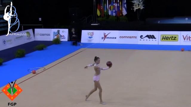 Karolina Mizune - LAT - Bola (Ball) - Junior - Qualification - IT of Lisbon 2014 смотреть онлайн