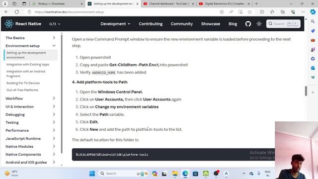 Learn How to Install React Native in Hindi 2024 on Windows 11 | Step-by-Step Tutorial смотреть онлайн