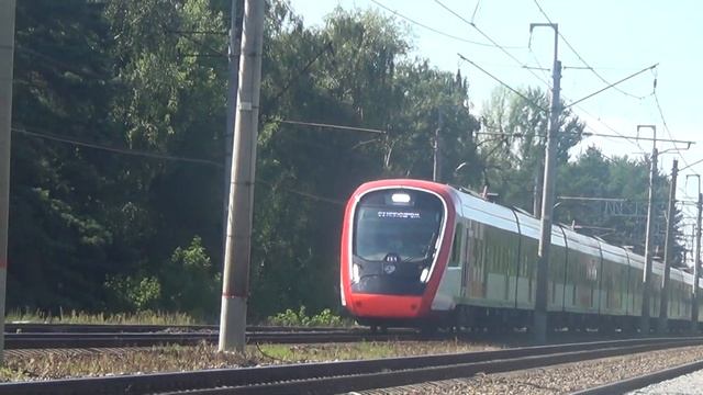 Электропоезд ЭГЭ2ТВ-015 Иволга сообщением Зеленоград-Крюково - Ипподром смотреть онлайн