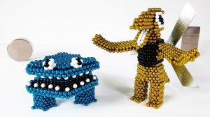 Голубая И Жёлтый из Магнитных Шариков (Радужные Друзья 2)