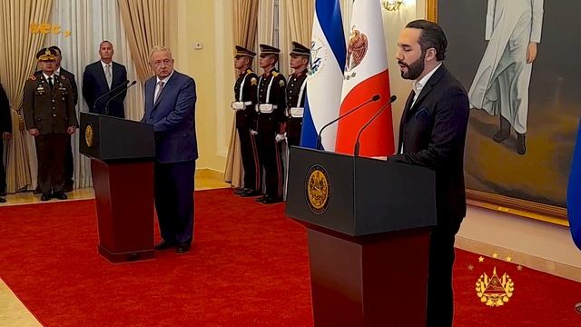 Presidentes de El Salvador y México informan sobre acuerdos bilaterales смотреть онлайн