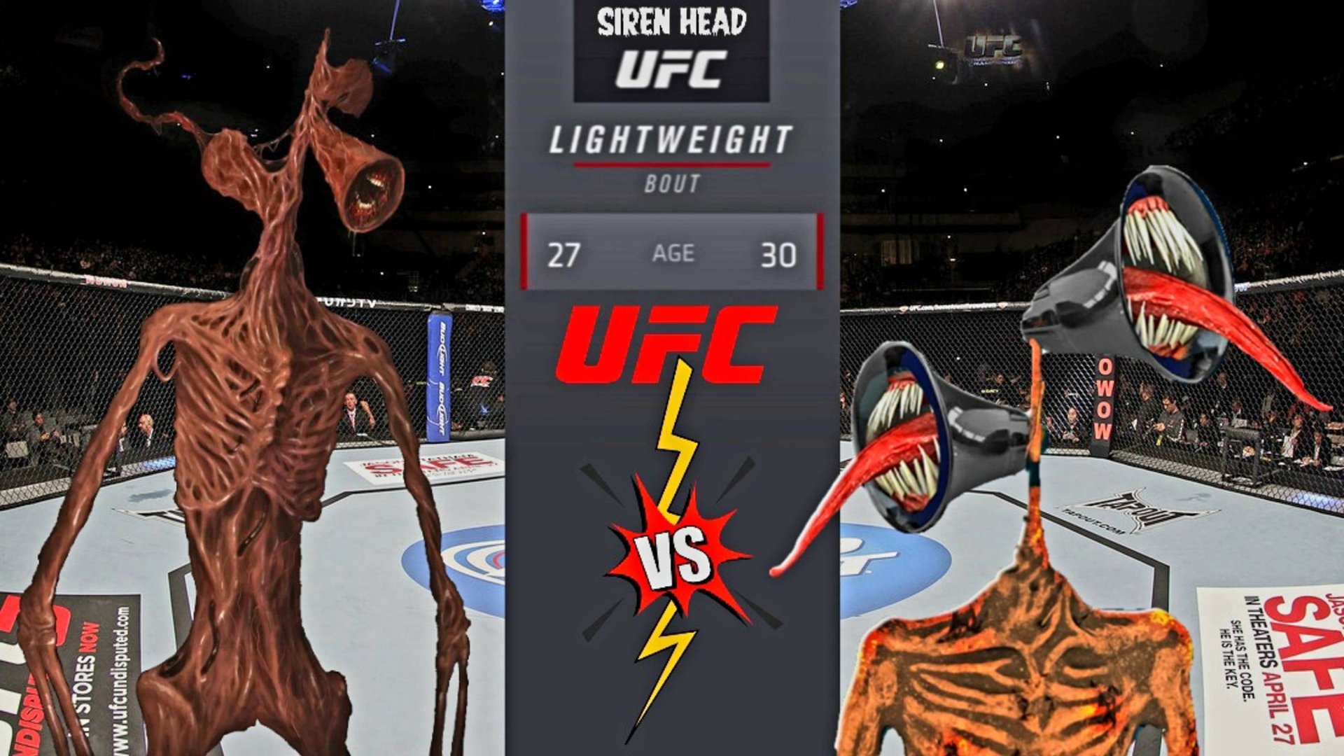 SIREN HEAD on UFC. Сиреноголовый на UFC. Бой чемпионов (сборник лучшее). смотреть онлайн