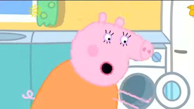 Свинка Пепа українською сезон 3 серія 10 - Прання