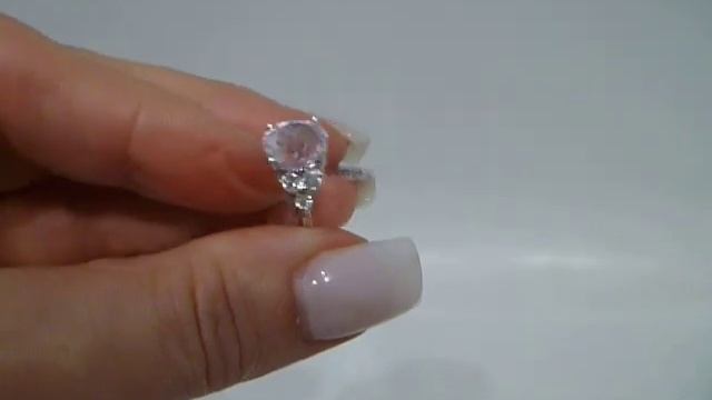 Кольцо с натуральным розовым афганским кунцитом 3.55 ct Размер 17 Серебро 925 смотреть онлайн