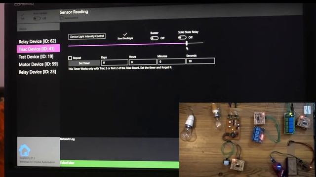 Triac Light Intensity Control (Windows IoT Raspberry pi) смотреть онлайн