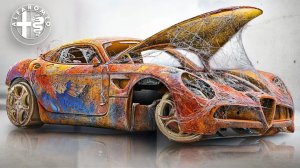 ALFA ROMEO РЕСТАВРАЦИЯ МОДЕЛЬКИ АВТО